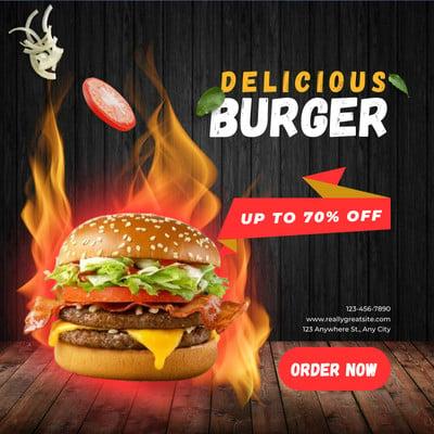 Design Sakafo Burger